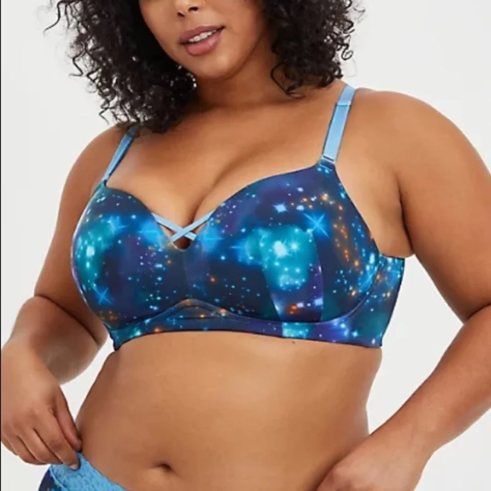 ❤️On Hold for Kathy❤️ Torrid Wire-Free Push-Up Back-Smoothing Bra, Size 46C - Picture 3 of 6